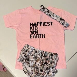 Disney Pink Kids Matching Set